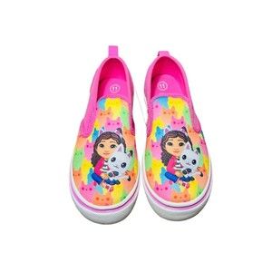 Gabby's Dollhouse Slide-on Shoes NBC Universal Little Girls Slip On Canvas Sz 11